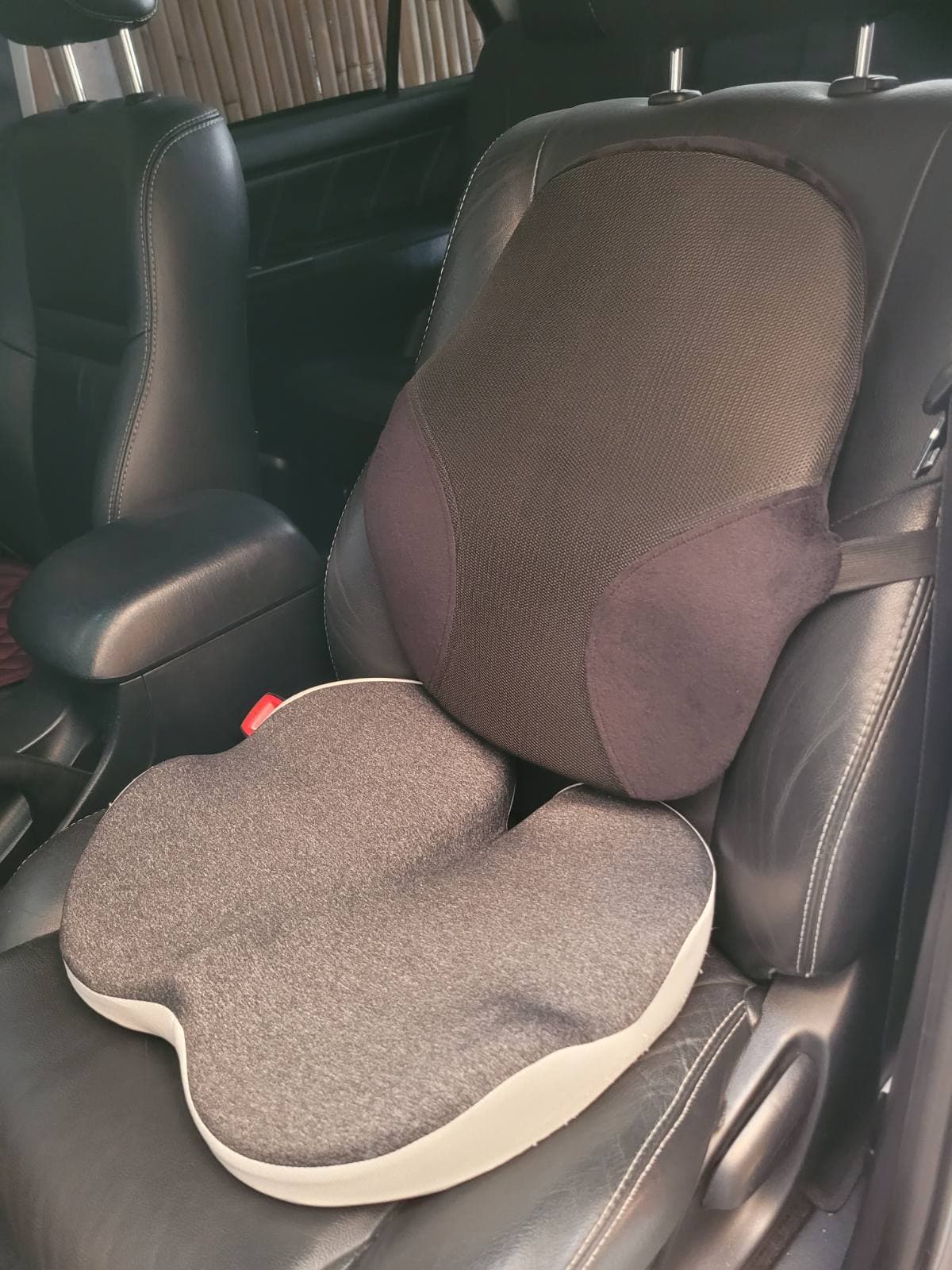 Memory Foam Driver Seat Cushion Tan Car Seat Pad Cover Comfort